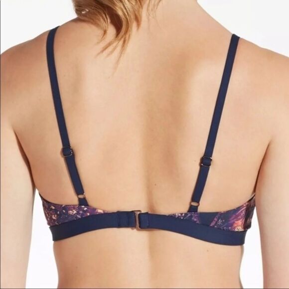 Calia by Carrie Underwood lattice front printed bikini top - Picture 3 of 12